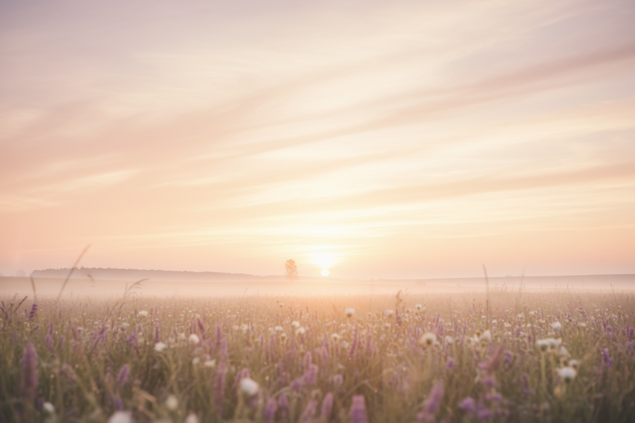 Serene Golden Hour Sunrise